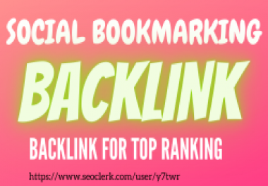 I will create handmade organic 60 social bookmarking backlink