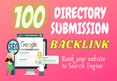 I will build up 50 web directory submission backlink to all high DA PA site