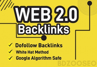 I will build 50 dofollow manual web 2.0 backlinks