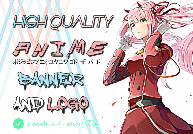 I will design unique gaming or anime banner for youtube,  twitch etc