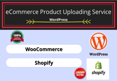 I will upload your desired product in woocommerce and shopify store