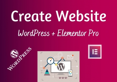 I will make wordpress website by elementor pro in 18 hours