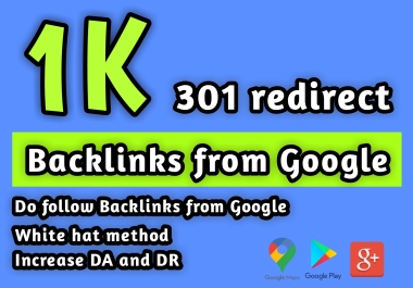 1500 redirect Backlinks from Google profile edu