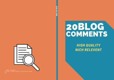 Make 20 Manual Do-follow Blog Comments For SEO Backlinks