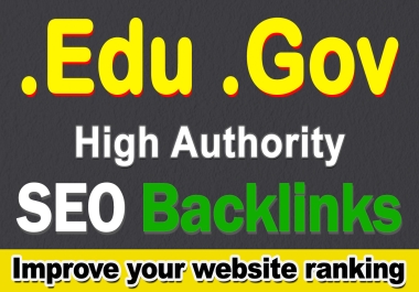 Manual 50 EDU & GOV Backlinks for Boost your Google Ranking 2022