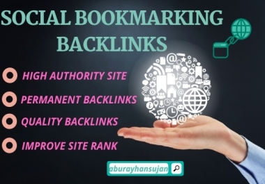 Build 30 social bookmarking submission on high authority websites