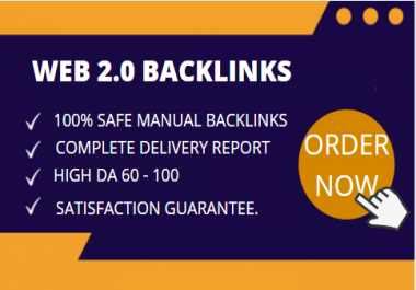 I Will Do 10 Web 2.0 Backlinks Manually With High DA