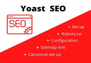 Yoast SEO setup to your site and configure for better result