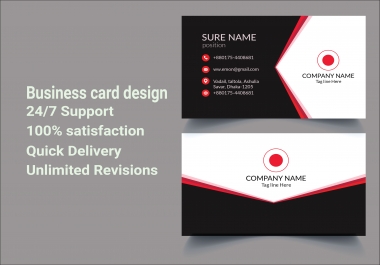 I will make Business or Visiting card Design