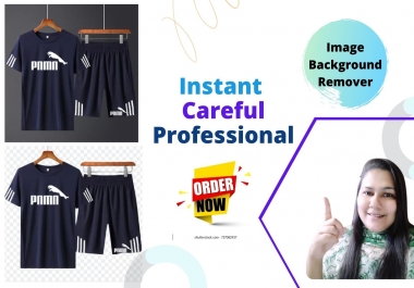 I will remove background up to 50 image manually