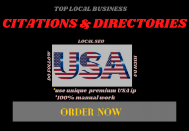 I will create top 300 high authority citations & directory submission for local SEO