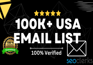 Provide you 100k+ USA Verified Email List for Email Marketing