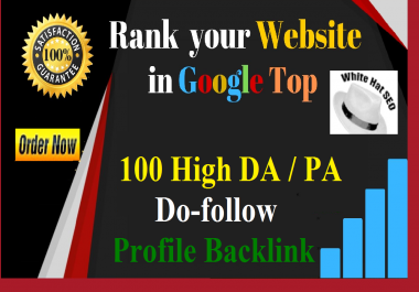 I will manually create 100 Pr9, DR &gt 50 High autho...