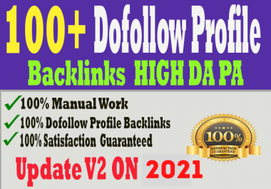 I Will Provide 100 Contextual SEO Dofollow Profile Backlinks For Organic Traffic & High Google Rank