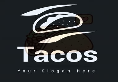 I will design unique minimalist food logo for you