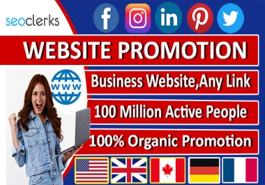 I will promote your business,  cbd,  website,  or any link in the target audience