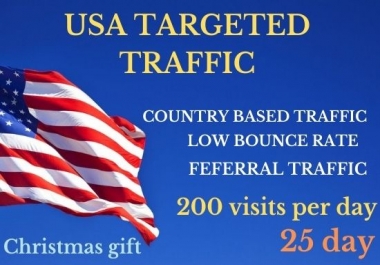 I will bring real visitors, USA targeted web traffic