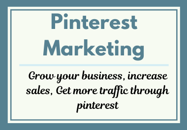I will setup seo optimized pinterest board with update pin and profile