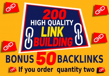 200 High DA SEO Link Building in which includes web 2.0 Blog comment Profile Backlinks creations