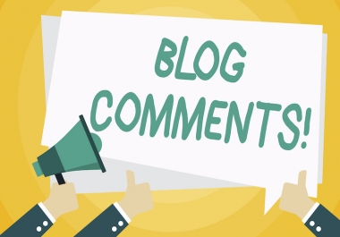 I will createblog comment quality high DA PA 30+ backlinks