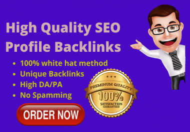 I will create 30 Profile Backlinks Manually Create for local SEO In your business