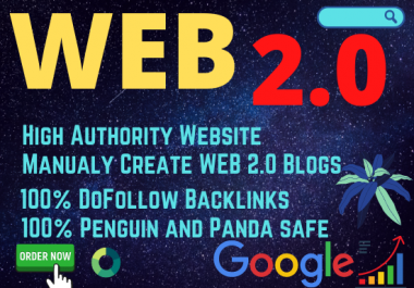 Google friendly powerful 20 Web 2.0 Blog Backlinks,  Offpage authority backlinks for seo ranking