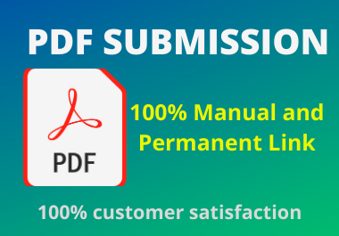 Manual 50 PDF and Docs Submission dofollow backlink high authorty permanent white hat seo