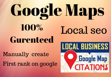 200 Google Maps citation for local seo for your google business local ranking