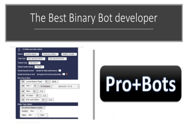 I will develop a best binary binary bot for your strategy
