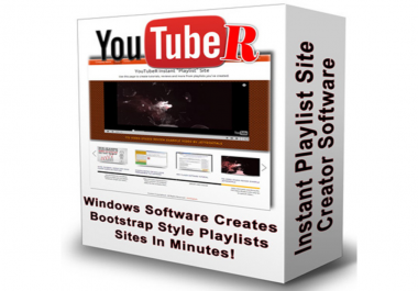 You TubeR Instant Playlist Creator site windows Software
