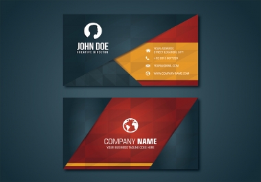 I will simple elegant and clean business card design