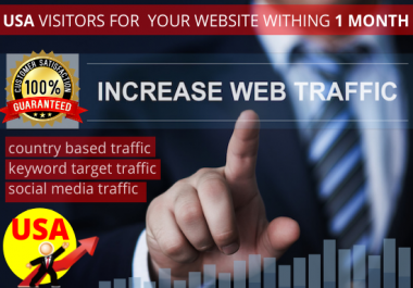 I will provide 15000+ real USA visitors for your website withing 1 month