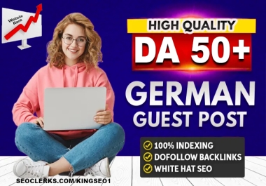 2x Guest Post On GERMAN SITE - DA 55+ Google Approved News Site - TOP QUALITY SITE