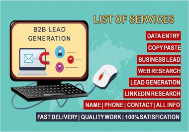 I will do B2B LinkedIn Lead Generation and Build Targeted Email List