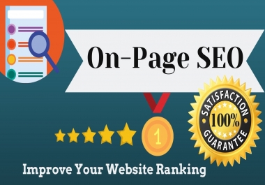 I will do on page seo optimization for your site