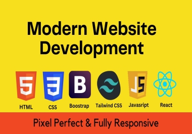 I will create responsive website or landing page