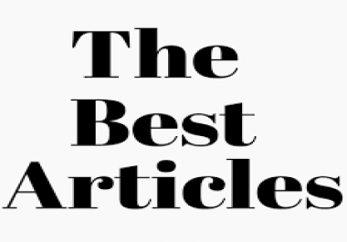 BEST article writing 1000+ Words guaranteed