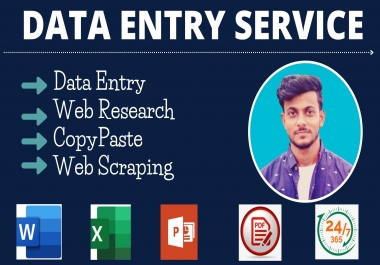 I provide you perfect Data Entry and Copy past