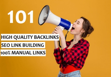 do 101 SEO link building backlinks, for google ranking