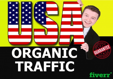 I will send low bounce real organic web traffic,  from USA
