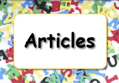 Exclusive articles with more than 1000 words on all topics