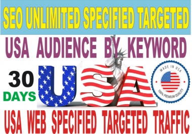 I will boost website ranking real organic targeted USA web traffic