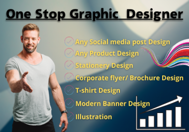 I will do any graphic design for you in 24 hour