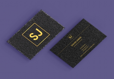 I will create custom luxury business card design within 48 hours