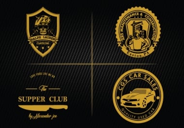 I will design unique modern retro vintage logo