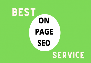 Let me handle the On Page Seo for your Website