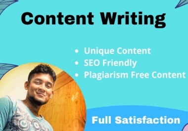 I will Write 1500 words Impressive SEO optimized Content for You