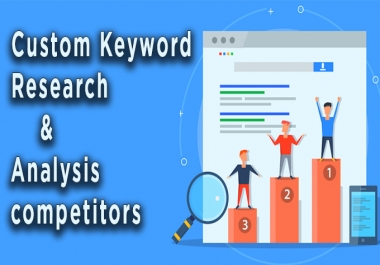 Custom Keyward Research and Analysis Competetors