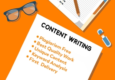 1000+ words SEO Friendly Unique Content Writing/Blogs Post/Articles Writing