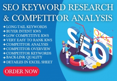SEO keywords research and competitor analysis